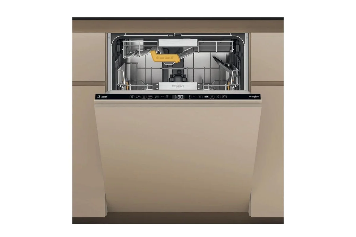 Mașină de spălat vase silențioasă: Whirlpool W8HT58, 60 cm · complet încorporabilă